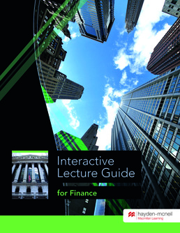 Interactive Lecture Guide for Finance (2016 Update) by Sally Guyton - First Edition, 2015 from Macmillan Student Store