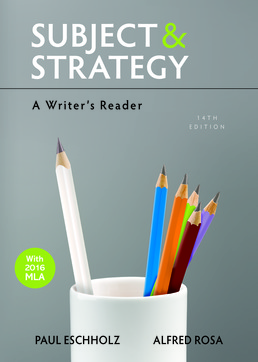 Subject and Strategy by Paul Eschholz; Alfred Rosa - Fourteenth Edition, 2017 from Macmillan Student Store
