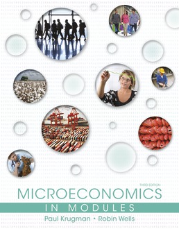 Microeconomics in Modules by Paul Krugman; Robin Wells - Third Edition, 2014 from Macmillan Student Store
