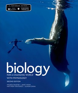 Scientific American Biology for a Changing World with Core Physiology by Michele Shuster; Janet Vigna; Matthew Tonotonoz; Gunjan Sinha - Second Edition, 2015 from Macmillan Student Store