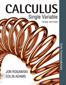 Calculus Early Transcendentals Single Variable by Jon Rogawski - Third Edition, 2015 from Macmillan Student Store