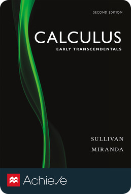 Achieve for Sullivan's Calculus: Early Transcendentals (1-Term Online) for University of Guelph by Michael Sullivan; Kathleen Miranda - Second Edition, 2019 from Macmillan Student Store