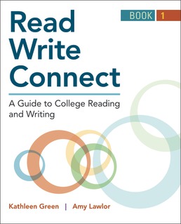 Cover: Read, Write, Connect, Book 1, 1st Edition by Kathleen Green; Amy Lawlor