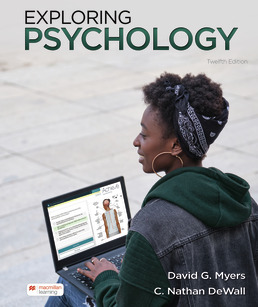 Cover: Exploring Psychology, 12th Edition by David G. Myers; C. Nathan DeWall