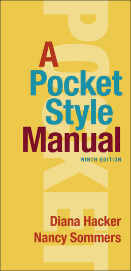 A Pocket Style Manual by Diana Hacker; Nancy Sommers - Ninth Edition, 2021 from Macmillan Student Store