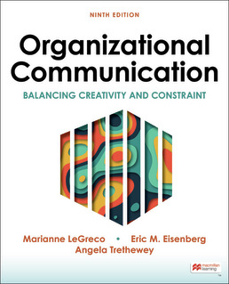 Cover: Organizational Communication, 9th Edition by Eric M. Eisenberg; Angela Trethewey; Marianne LeGreco; H. L. Goodall Jr.