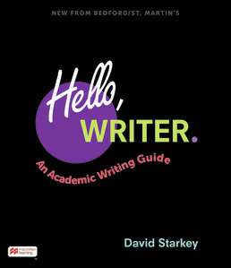 Cover: Hello, Writer., 1st Edition by David Starkey