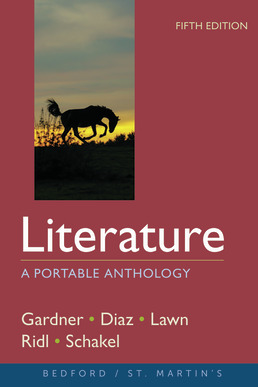 Cover: Literature: A Portable Anthology, 5th Edition by Janet Gardner; Joanne Diaz; Beverly Lawn; Jack Ridl; Peter Schakel