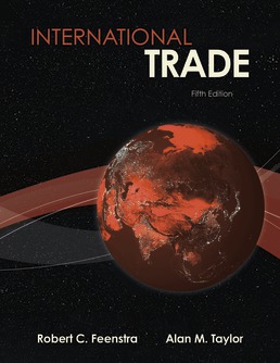 International Trade by Robert Feenstra; Alan Taylor - Fifth Edition, 2021 from Macmillan Student Store