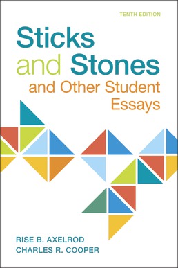 Cover: Sticks & Stones, 10th Edition by Rise B. Axelrod; Charles R. Cooper