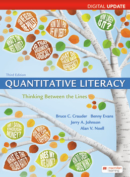 Quantitative Literacy, Digital Update by Bruce Crauder; Benny Evans; Jerry Johnson; Alan Noell - Third Edition, 2022 from Macmillan Student Store