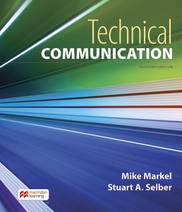 Technical Communication by Mike Markel; Stuart Selber - Thirteenth Edition, 2021 from Macmillan Student Store