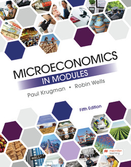 Microeconomics in Modules by Paul Krugman; Robin Wells - Fifth Edition, 2022 from Macmillan Student Store