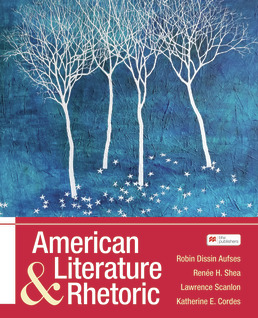 Cover: American Literature and Rhetoric, 1st Edition by Robin Aufses; Renee Shea; Katherine E. Cordes; Lawrence Scanlon