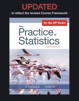 Cover: UPDATED Version of The Practice of Statistics, 6th Edition by Daren S. Starnes; Josh Tabor