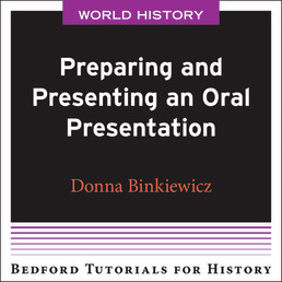 Cover: Preparing and Presenting an Oral Presentation - World, 1st Edition by Bedford/St. Martin's