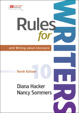 Rules for Writers with Writing about Literature (Tabbed Version) cover