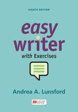 Cover: EasyWriter with Exercises, 8th Edition by Andrea A. Lunsford