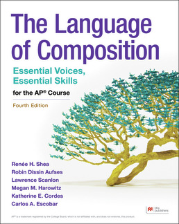 The Language of Composition by Renee Shea; Lawrence Scanlon; Robin Dissin Aufses; Megan M. Harowitz; Katherine E. Cordes; Carlos A. Escobar - Fourth Edition, 2023 from Macmillan Student Store