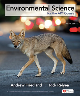 Cover: Environmental Science for the AP® Course, 4th Edition by Andrew Friedland; Rick Relyea