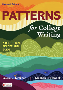 Cover: Patterns for College Writing, 16th Edition by Laurie G. Kirszner; Stephen R. Mandell