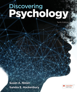 Cover: Discovering Psychology, 10th Edition by Susan Nolan; Sandra Hockenbury