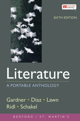 Cover: Literature: A Portable Anthology, 6th Edition by Janet Gardner; Joanne Diaz; Beverly Lawn; Jack Ridl; Peter Schakel