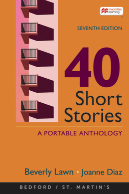 Cover: 40 Short Stories: A Portable Anthology, 7th Edition by Beverly Lawn; Joanne Diaz