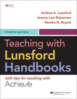 Teaching with Lunsford Handbooks by Andrea A. Lunsford - Fourth Edition, 2023 from Macmillan Student Store