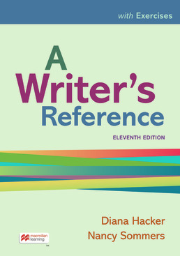 Cover: A Writer's Reference with Exercises, 11th Edition by Diana Hacker; Nancy Sommers