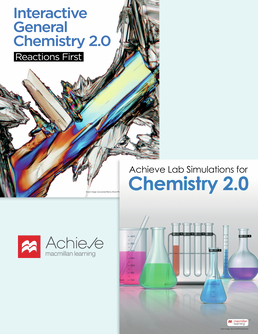 Cover: Achieve All-in-One for Interactive General Chemistry 2.0 Reactions First with Lab Simulations 2.0 (1-Term Access), 2nd Edition by Macmillan Learning