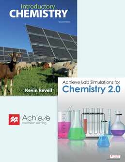 Cover: Achieve All-in-One for Introductory Chemistry 2e with Lab Simulations 2.0 (1-Term Access), 2nd Edition by Kevin Revell