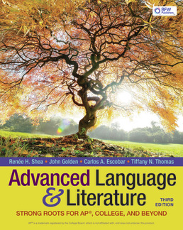 Cover: Advanced Language & Literature, 3rd Edition by Renee H. Shea; John Golden; Carlos Escobar; Tiffany Thomas