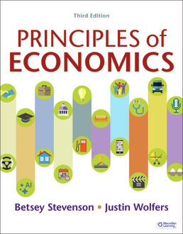 Cover: Principles of Economics, 3rd Edition by Betsey Stevenson; Justin Wolfers