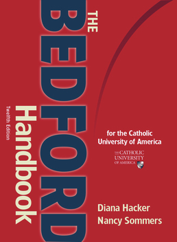 Cover: CM Vitalsource ePub3 for The Bedford Handbook 12e for Catholic University of America, 12th Edition by Diana Hacker; Nancy Sommers