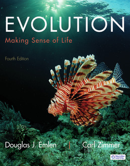 Cover: Evolution , 4th Edition by Douglas Emlen; Carl Zimmer