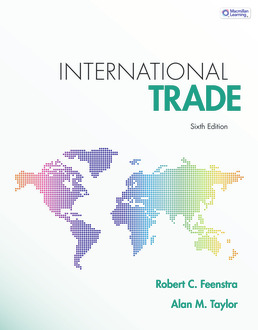 Cover: International Trade , 6th Edition by Robert Feenstra; Alan Taylor
