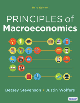 Cover: Principles of Macroeconomics , 3rd Edition by Betsey Stevenson; Justin Wolfers