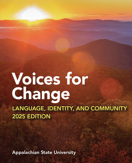 Cover: CM VitalSource EPUB3 for Voices for Change: Language, Identity, and Community 2025 Revision (6-Months Online) for Appalachian State University DVA, 3rd Edition by Miller-Cochran; Stamper; Cochran; Appalachian State University; Lunsford; Ruszkiewicz; Ball; Sheppard; Arola; Greene; Lidinsky; Wardle; Downs; Ingraham; Bohannon; Hacker; Sommers; Braziller; Kleinfeld; University of Maryland