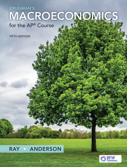 Cover: Krugman's Macroeconomics for the AP® Course, 5th Edition by Margaret Ray; David Anderson