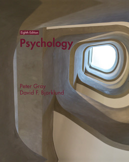 Cover: Psychology , 8th Edition by Peter O. Gray; David F. Bjorklund