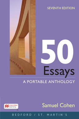 Cover: 50 Essays , 7th Edition by Samuel Cohen