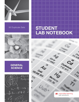 Cover: Student Lab Notebook: General Science - 50 Duplicate Sets, 1st Edition by Hayden-McNeil