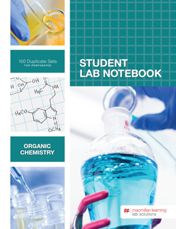 Cover: Student Lab Notebook: Organic Chemistry - 100 Duplicate Sets, 1st Edition by Hayden-McNeil