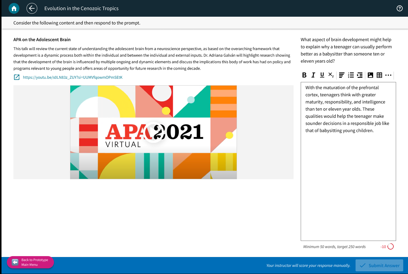 Short-Form Writing Prompts