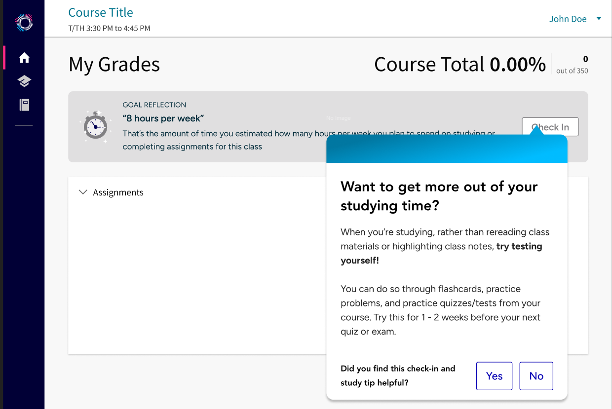 Goal Reflection Cards screenshot 1