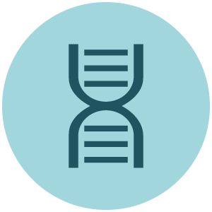 An icon representing biochemistry depicted with a D N A helix structure is featured as a discipline on the Achieve online learning platform.