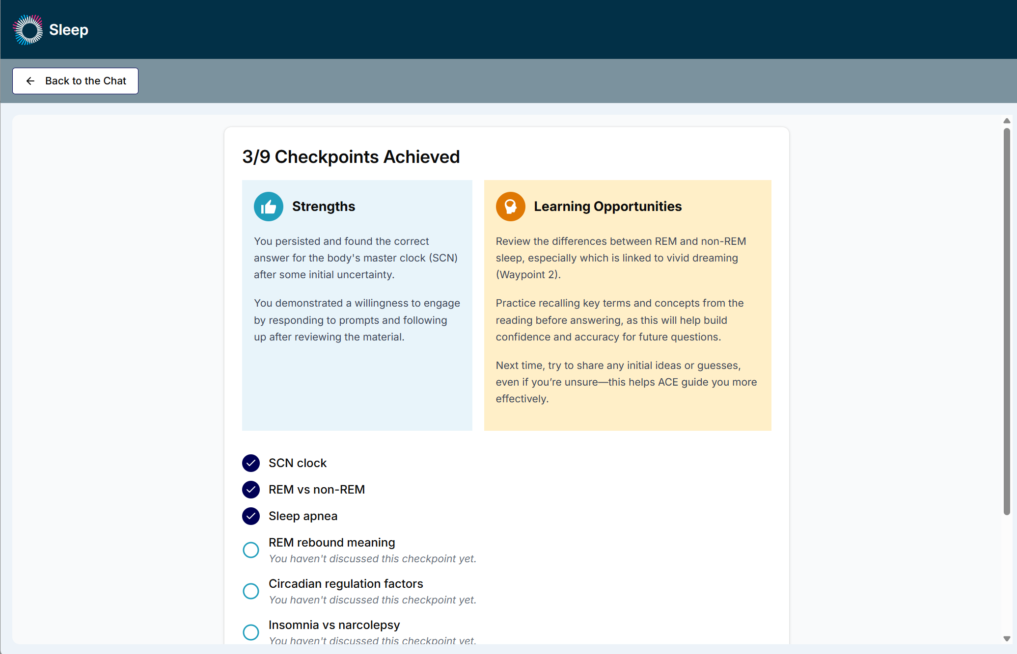 Conversational Content Activities screenshot 1