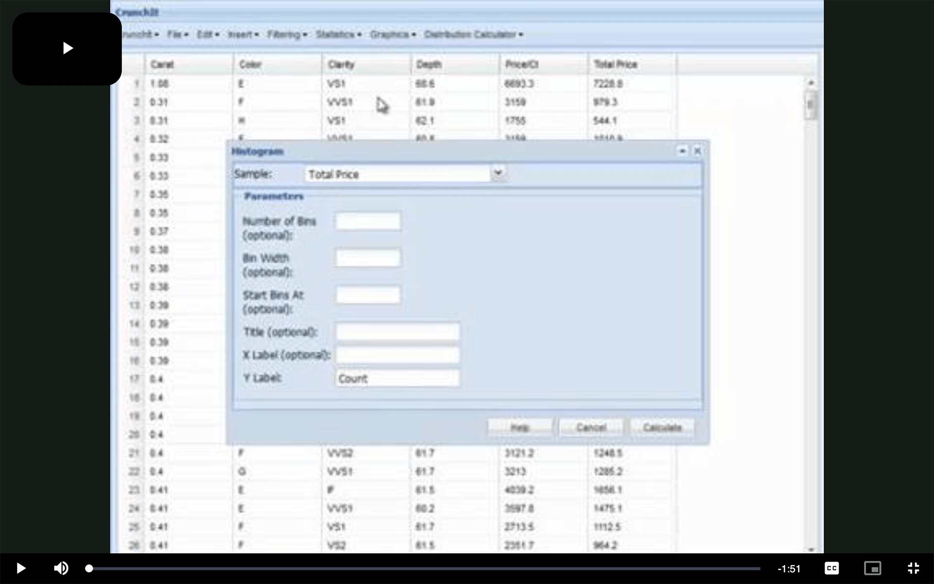 achieve statistical crunchit