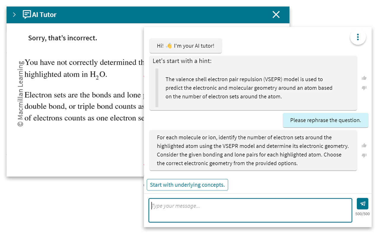 AI Tutor Design Updates